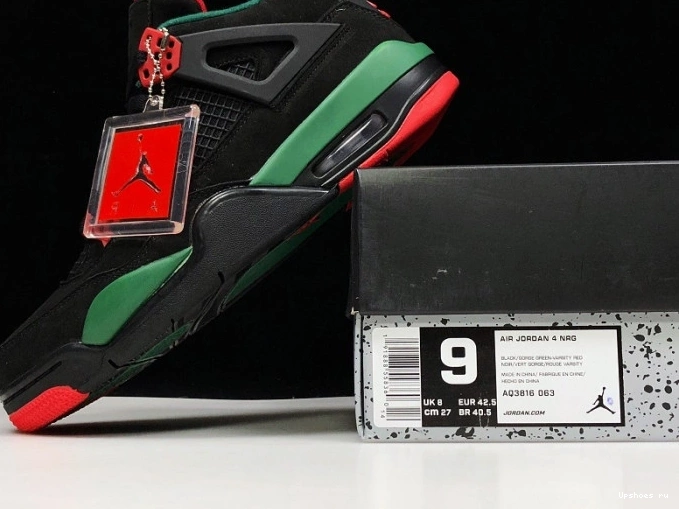Red Green-Varsity NRG AQ3816-063 Black Air Gorge Jordan 4 0802